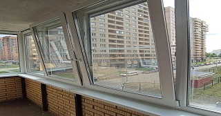 Остекление балкона Губаха цена от 9783 руб. м/п. за 50 часов